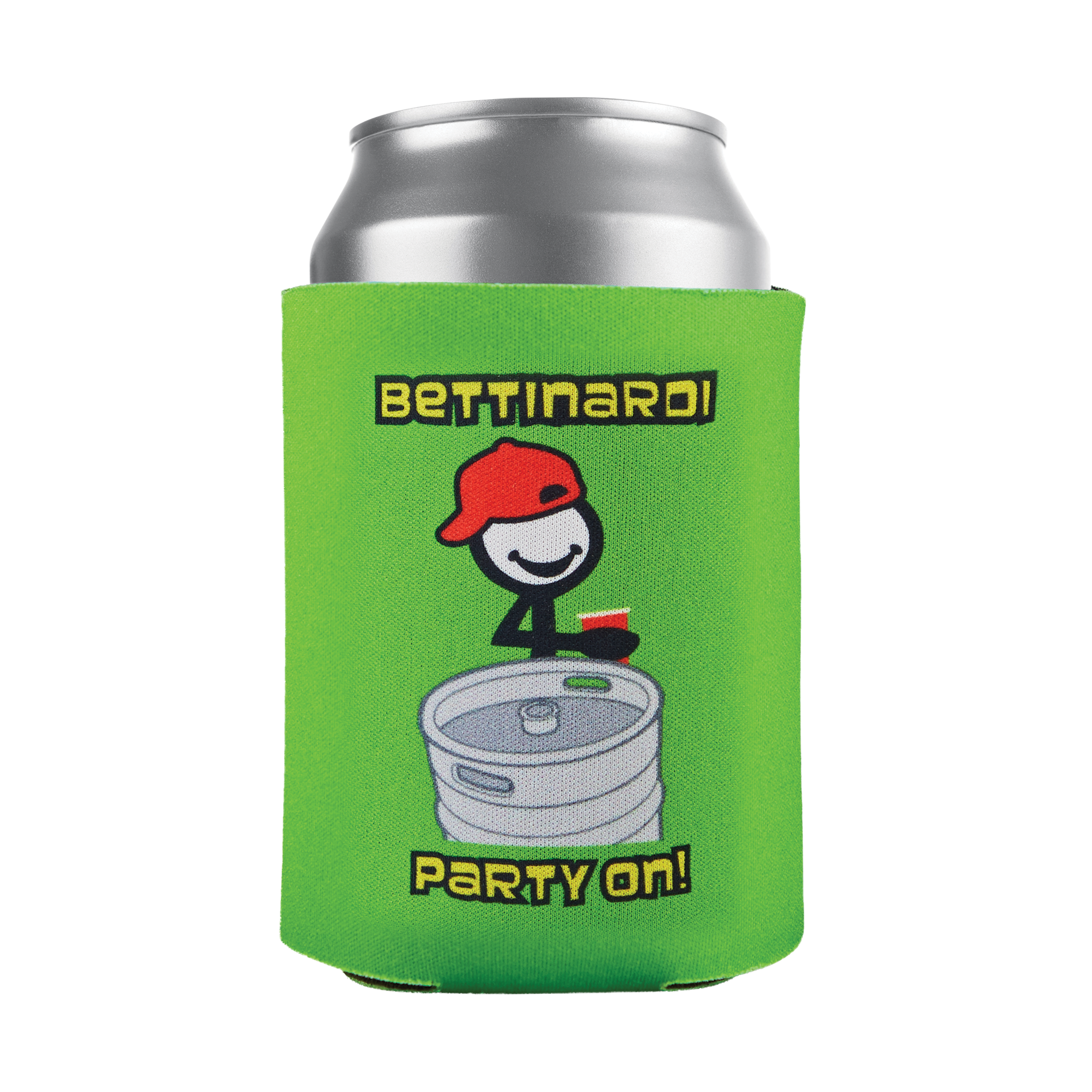 Bettinardi Party On! Neon Green Cooler Sleeve - Show Your Pride!
