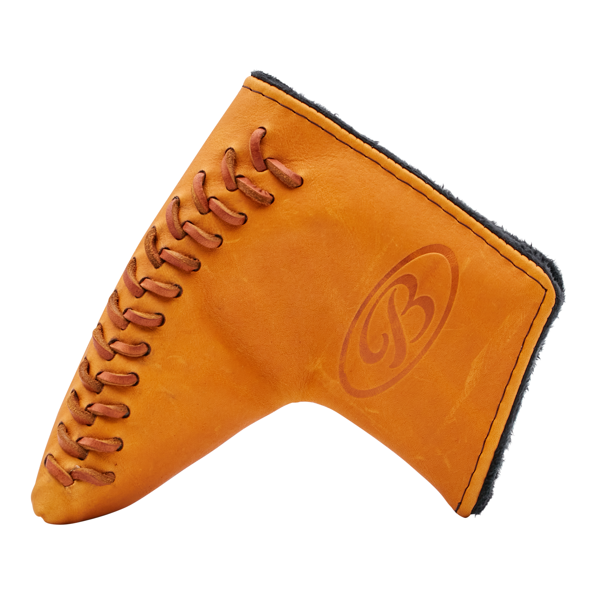 Bettinardi x Rawlings Tan Blade Putter Headcover: Premium Genuine Horween Leather