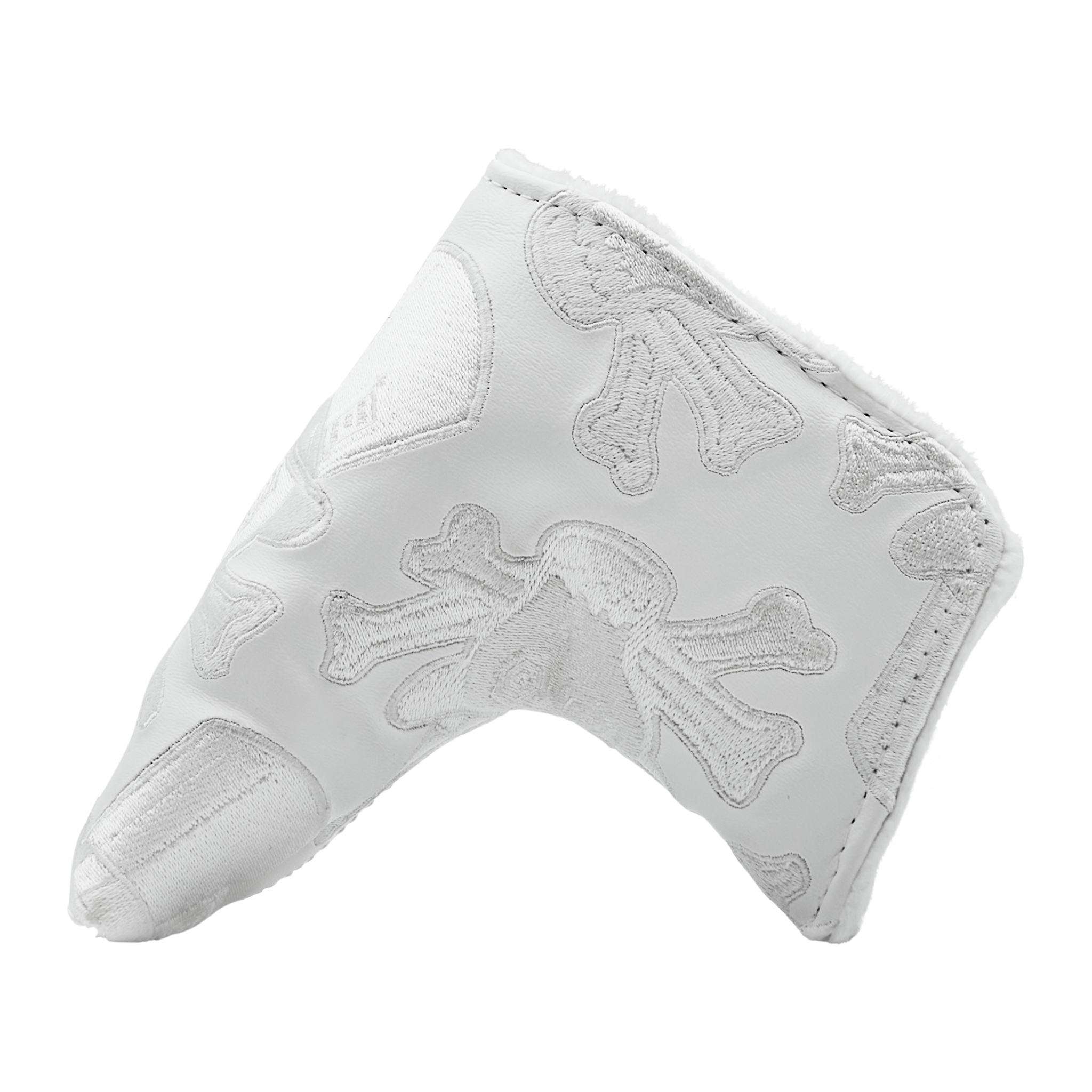 Lucky Voodoo Skull White Buffalo Blade Putter Headcover - Exclusive Collectible