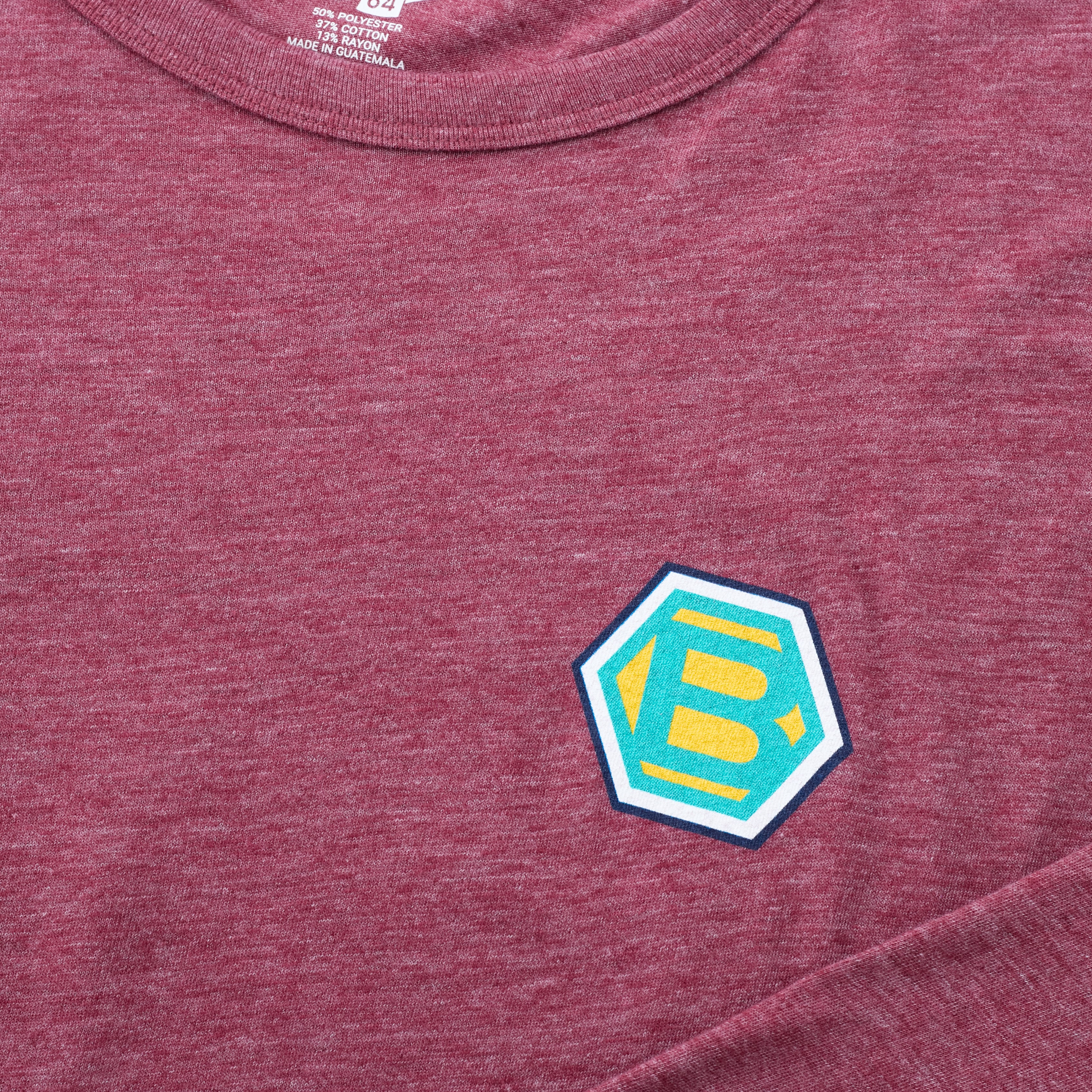 Bettinardi Est. 1998 Stunning Heathered Maroon Long-Sleeve T-Shirt - Grab Yours Now!