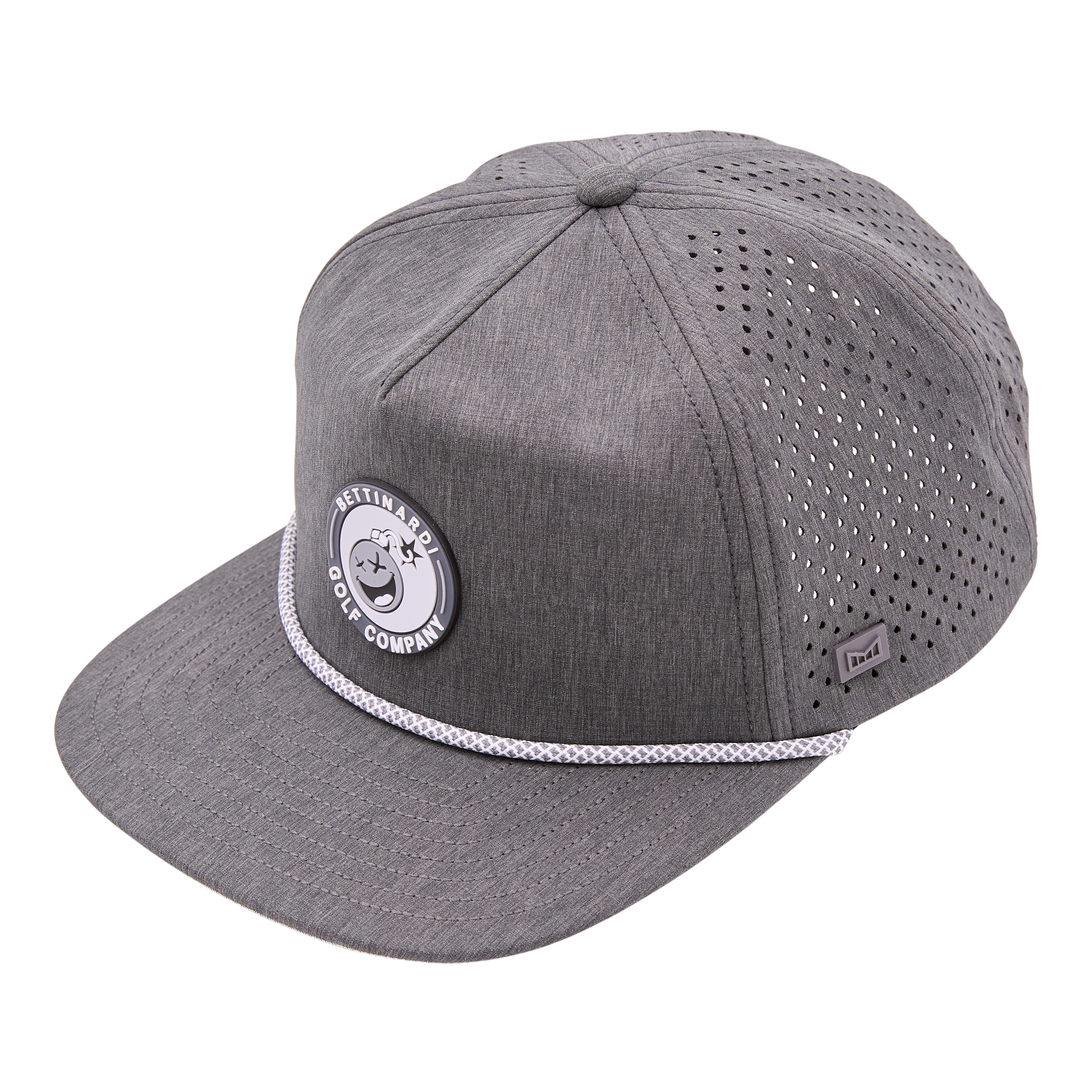 Melin Coronado Brick Hydro Hat with Poison Bomb Design (Gray) - Limited Edition
