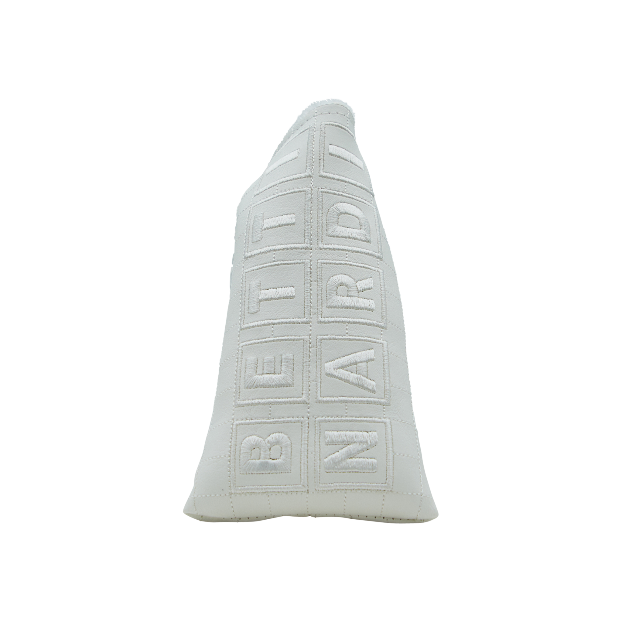 Betti House White Buffalo Blade Putter Headcover - A Stylish Golf Essential