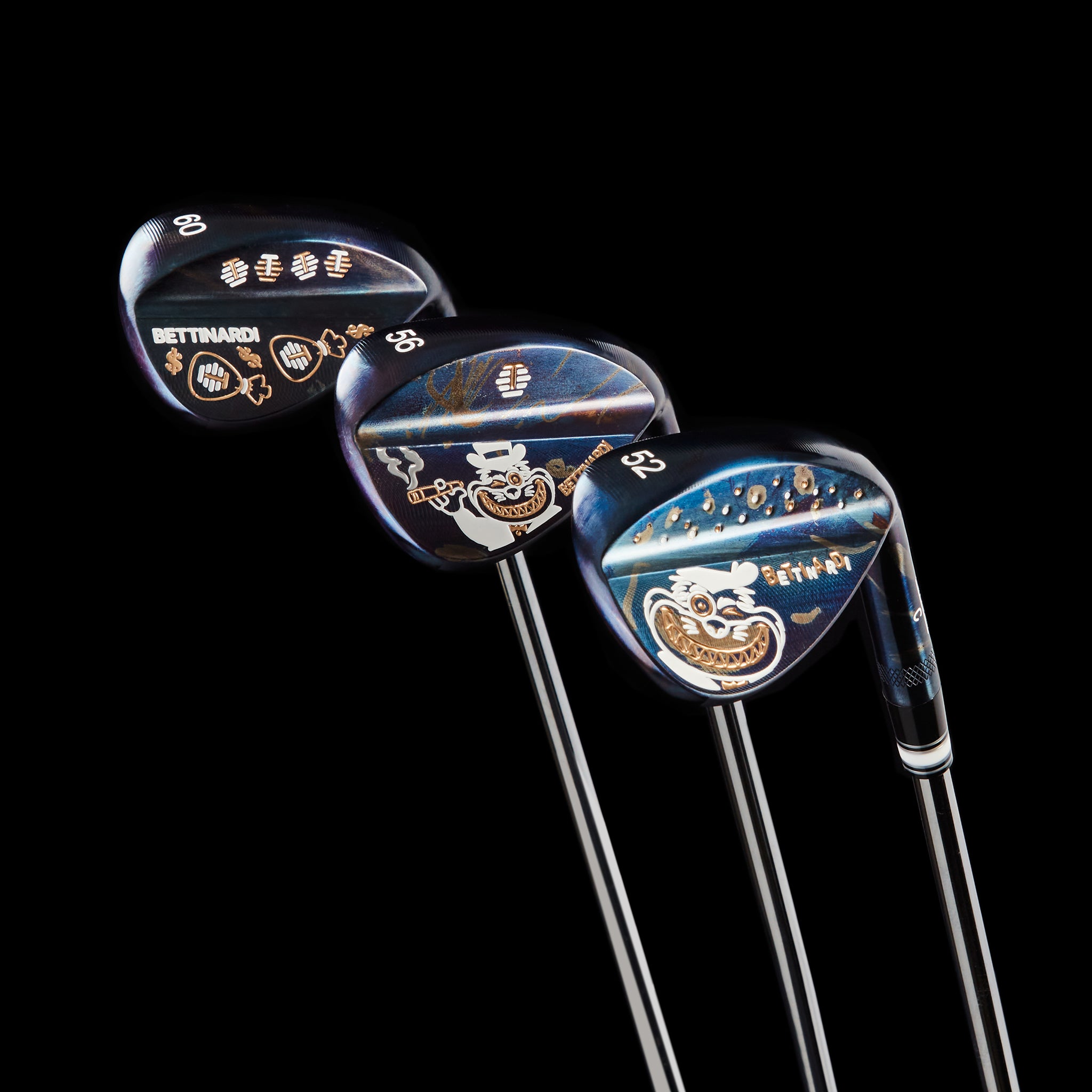 Exclusive Gangster Cat Texas Tea Spot Torch Wedges - Unleash Your Golfing Edge (52, 56, 60)