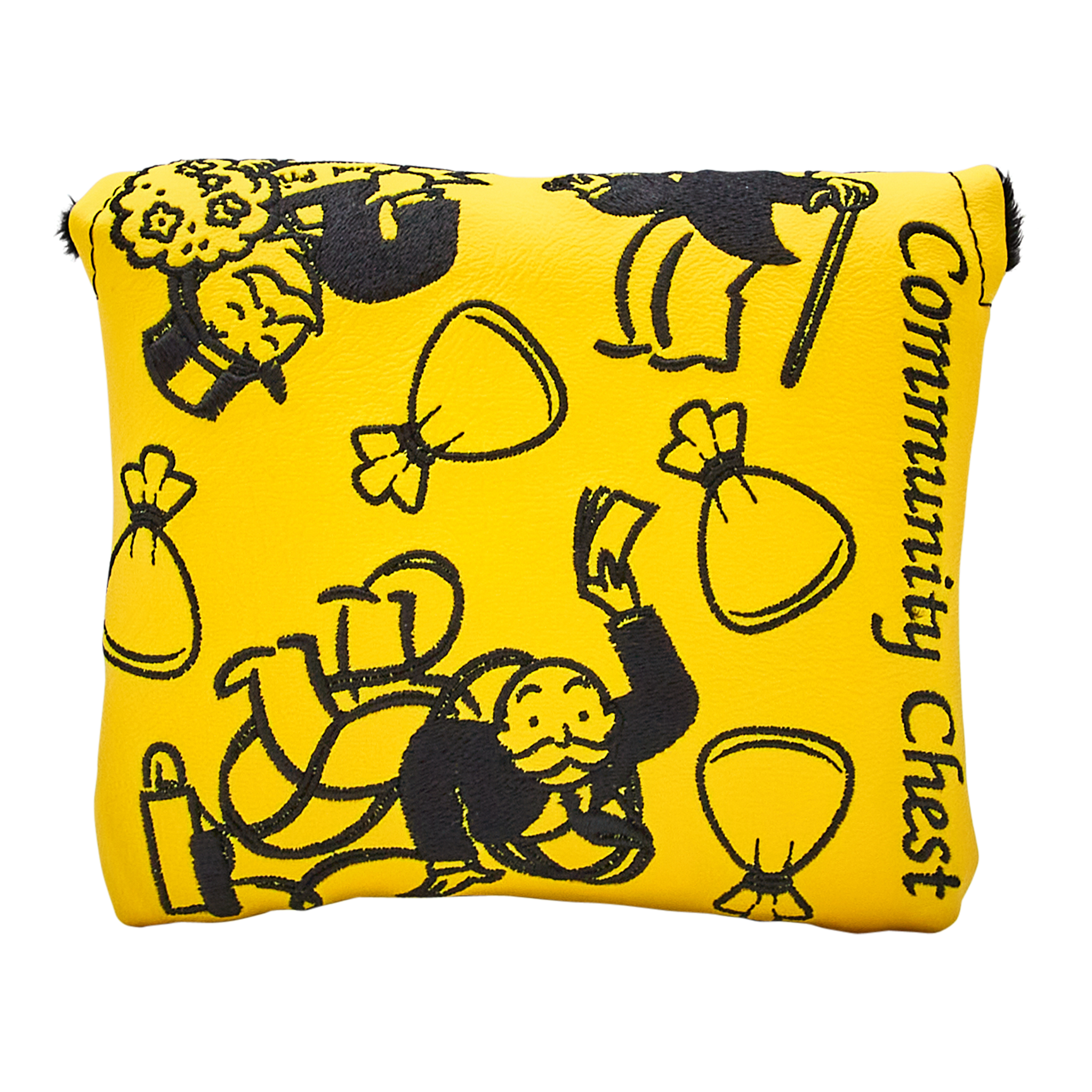 Bettinardi x MONOPOLY Community Chest Mallet Putter Headcover - Exclusive Golf Accessory