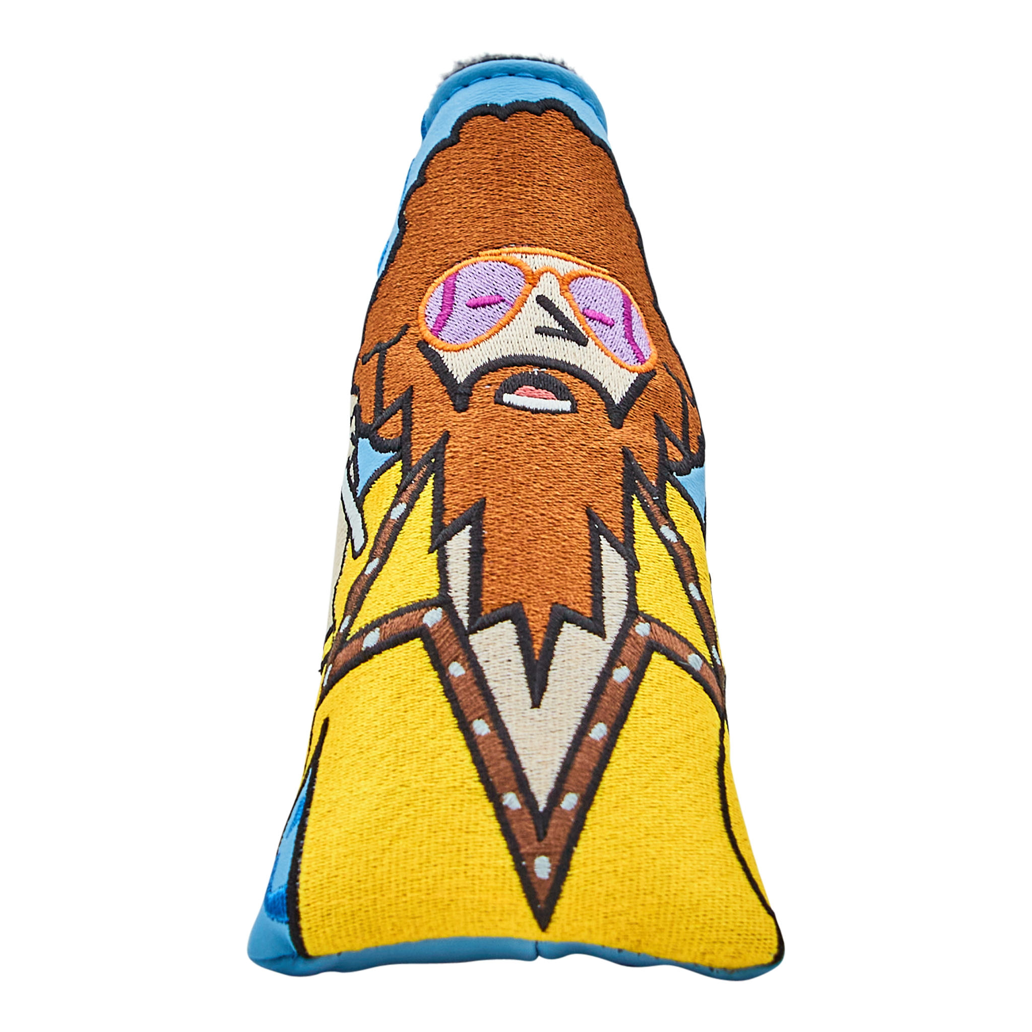 Oyster Blue Cowbell Blade Putter Headcover - Exclusive Design