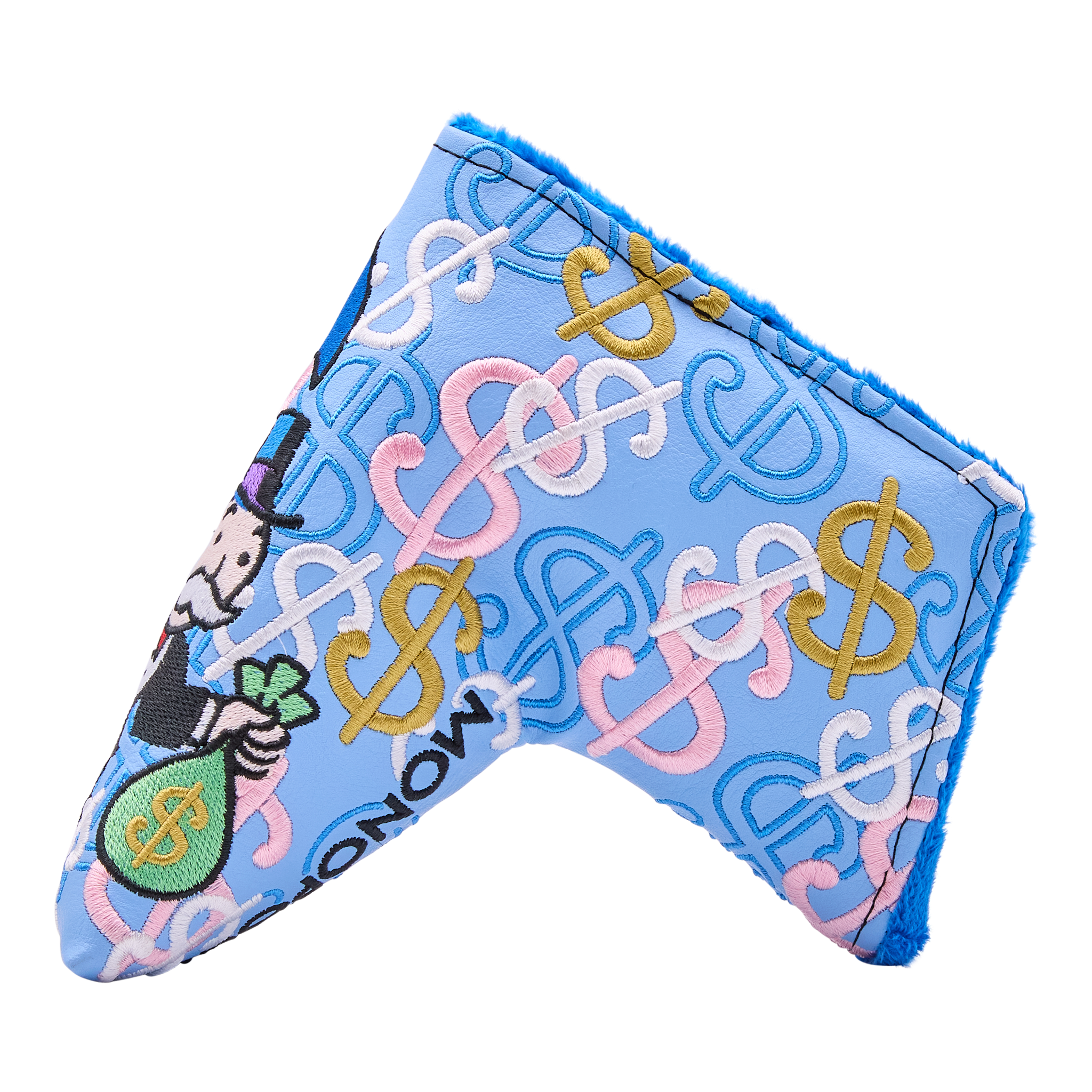 Bettinardi x Monopoly's Raining Money Mr. Monopoly Blade Putter Headcover - A Must - Have!