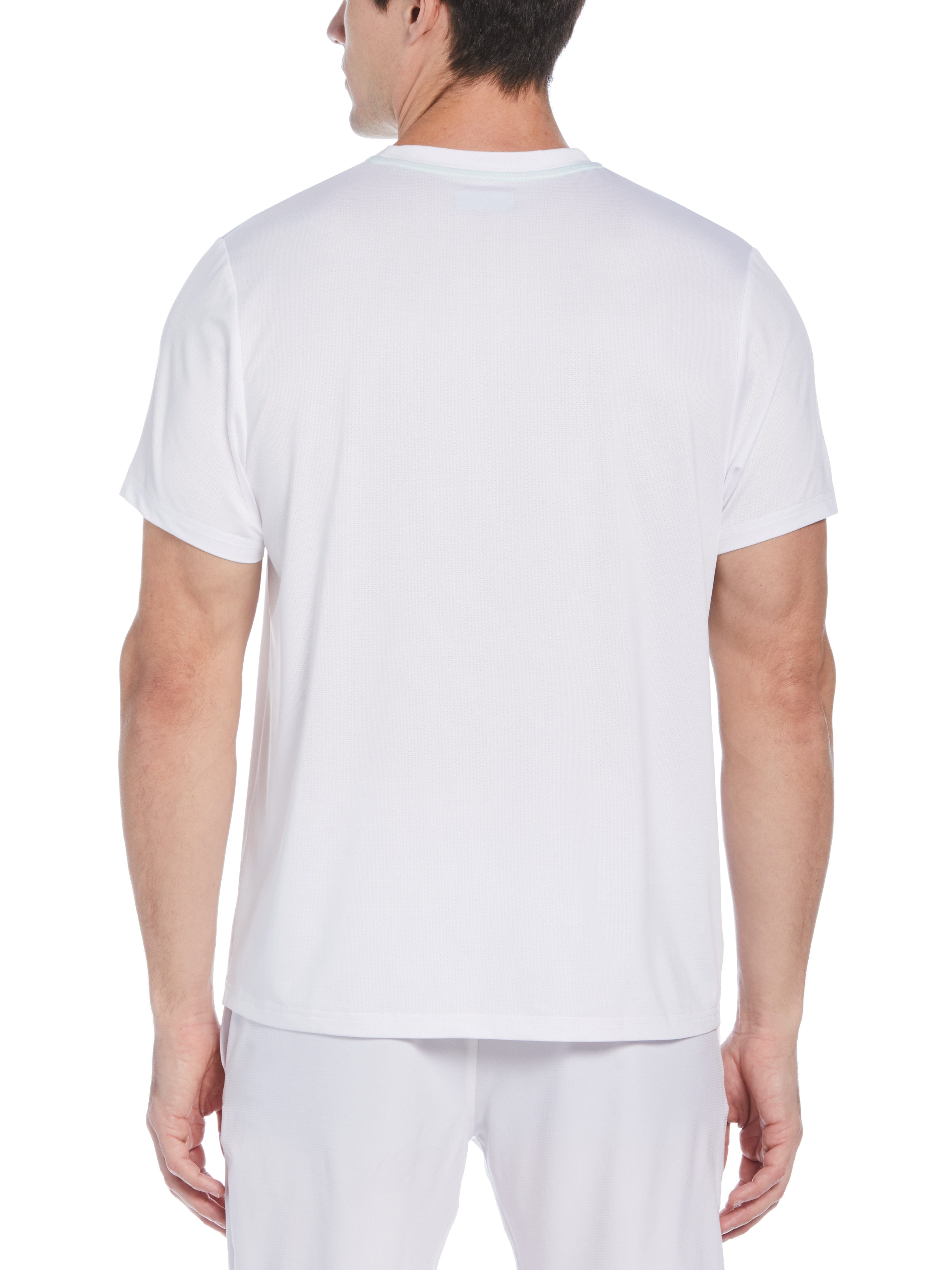 Grand Slam Men's Stylish Paint Splatter Tennis Tee