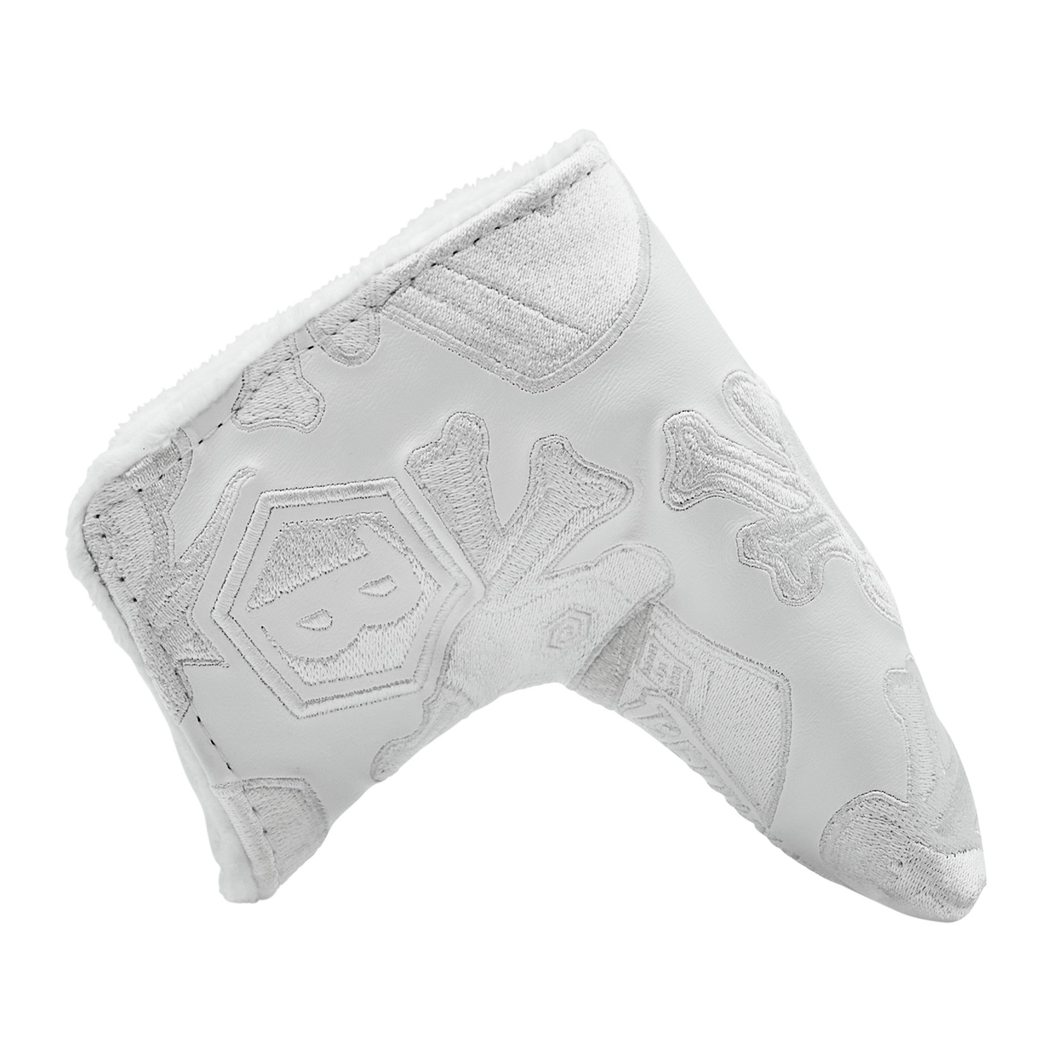 Lucky Voodoo Skull White Buffalo Blade Putter Headcover - Exclusive Collectible