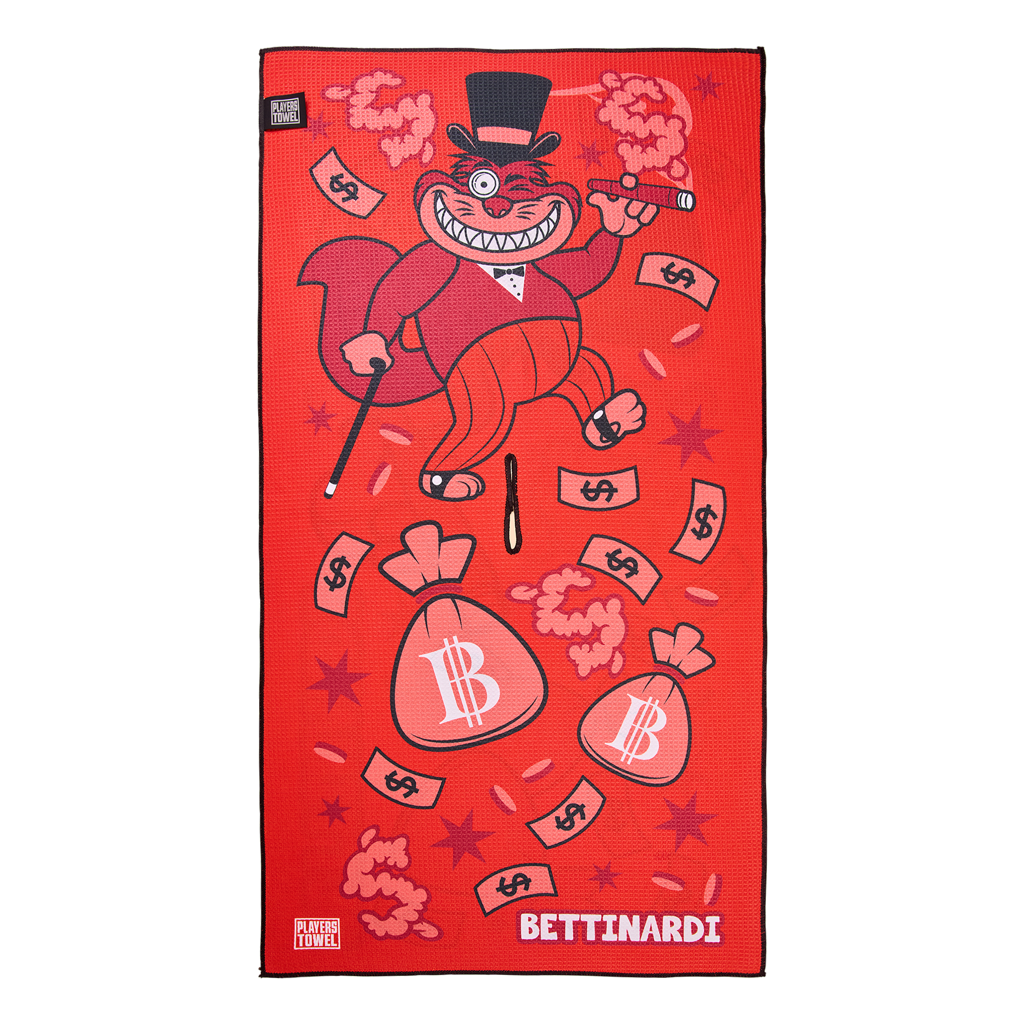 Gangster Cat Money Bag Luxury Players Towel