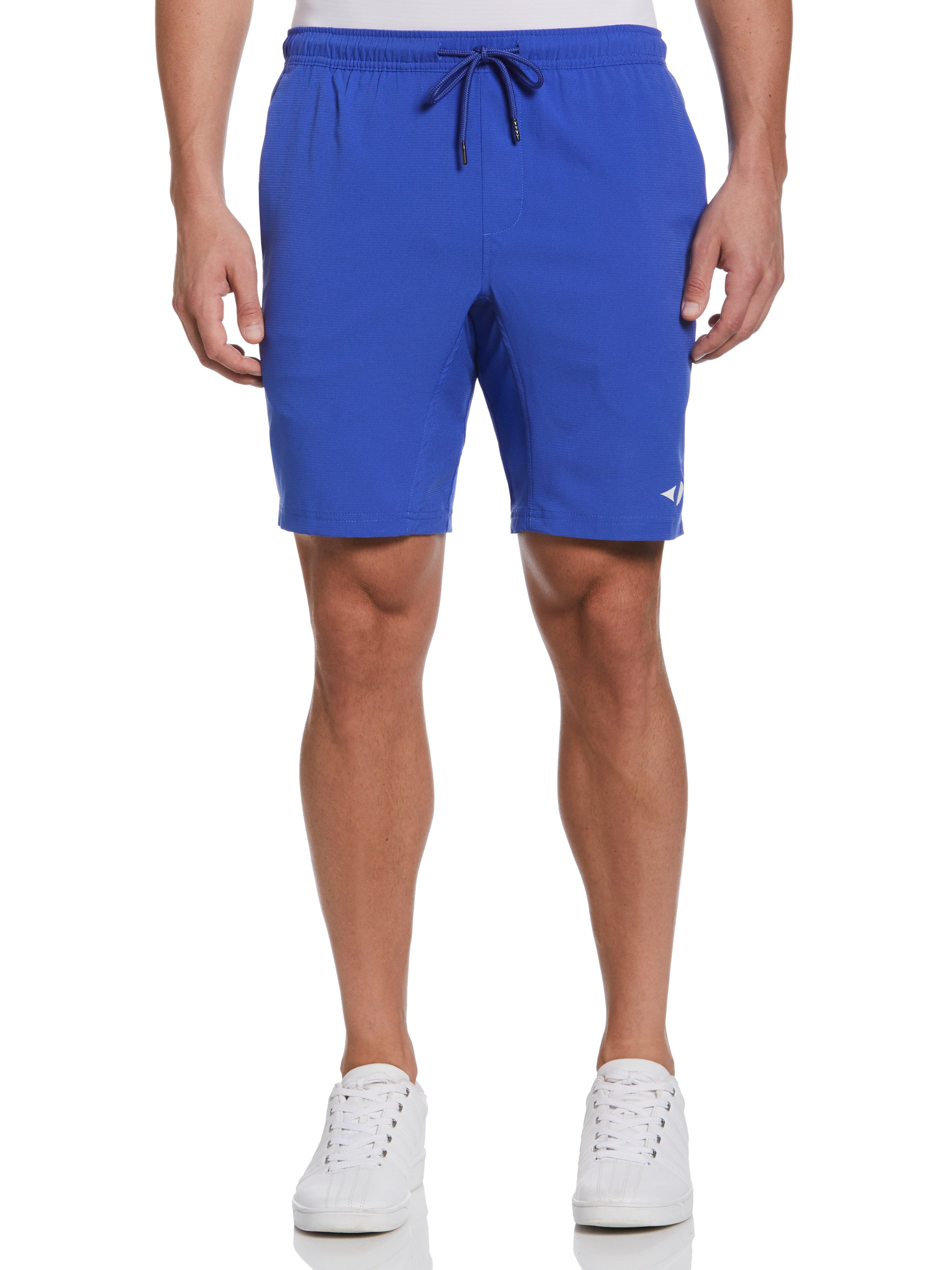 Men's Stylish Solid Drawstring Athletic Tennis Shorts