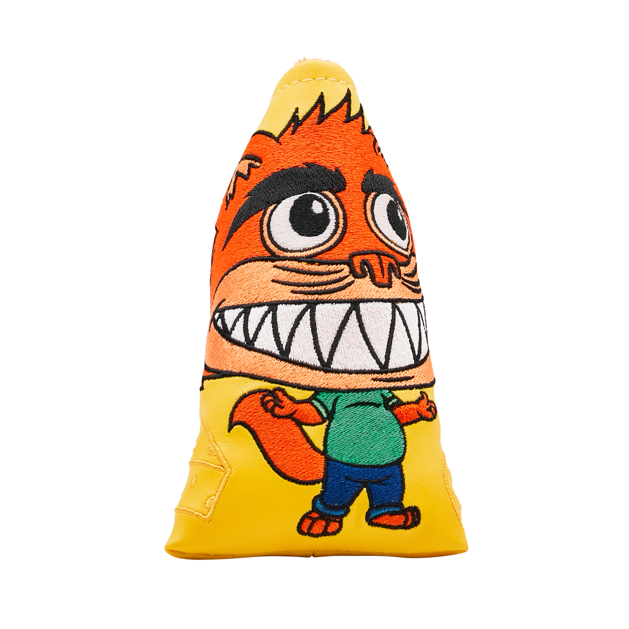 Whimsical Fat Cat Caricature Blade Putter Headcover - A Must - Have!