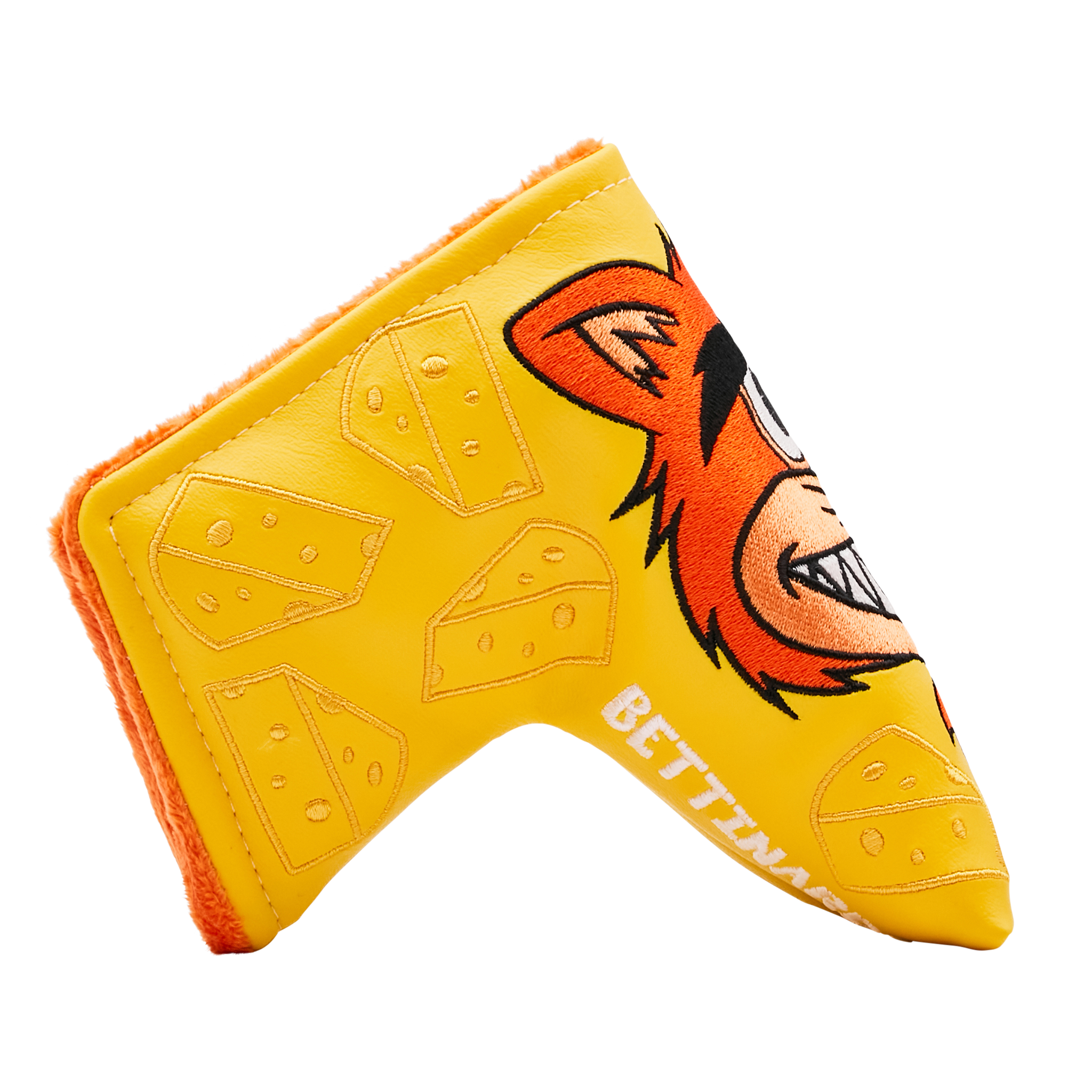 Whimsical Fat Cat Caricature Blade Putter Headcover - A Must - Have!