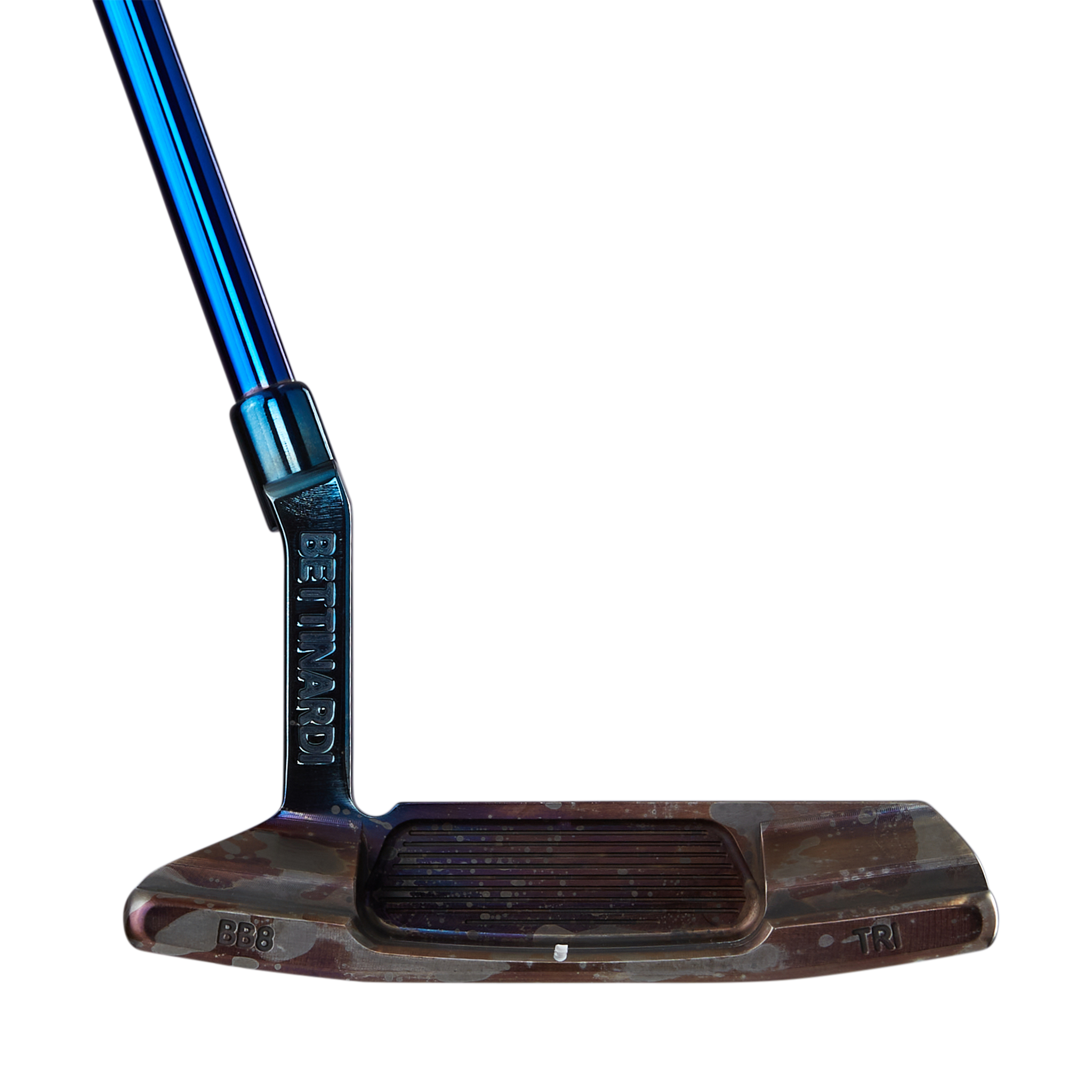 Stunning Carbon BB8 Tri with Blue PVD Acid Splash Finish