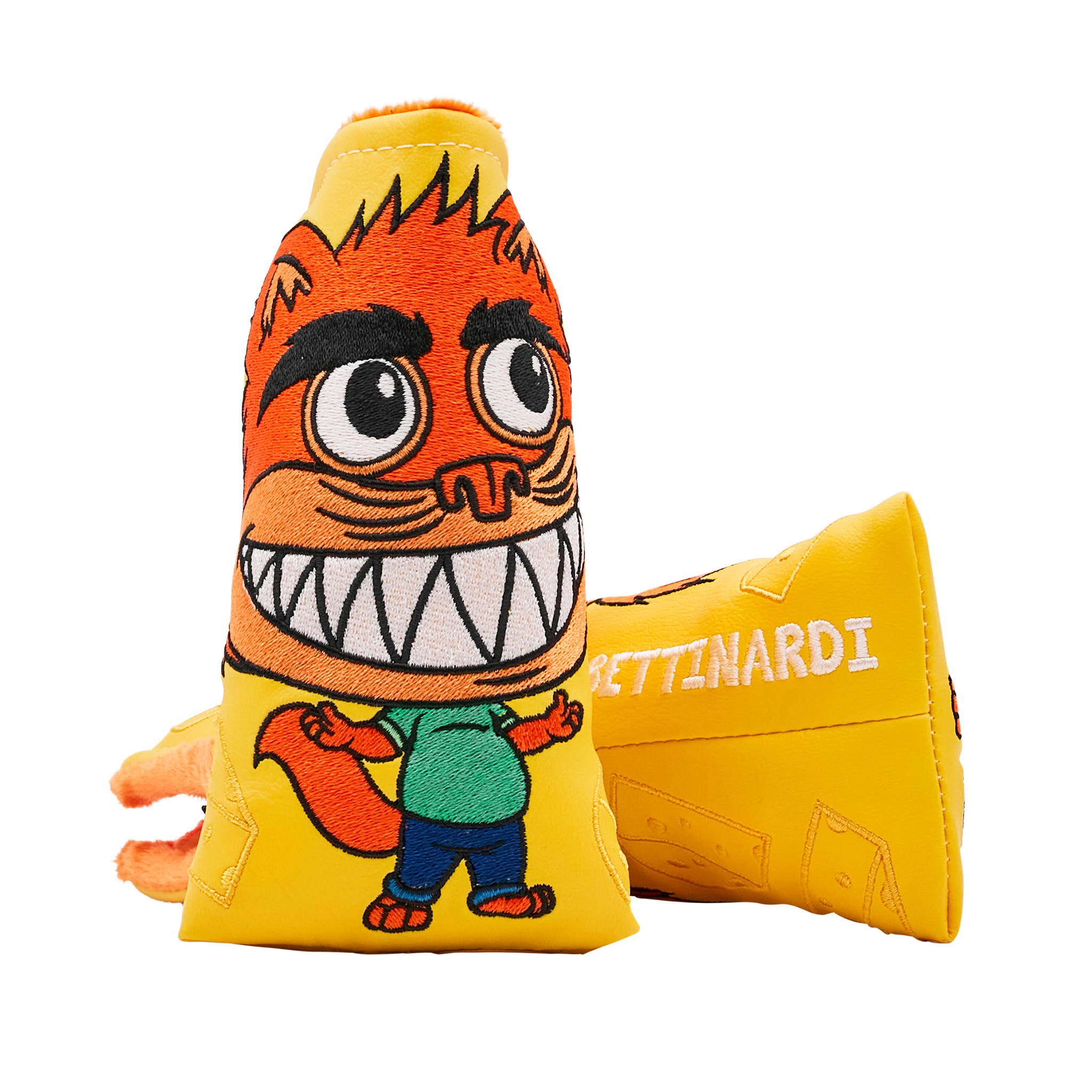 Whimsical Fat Cat Caricature Blade Putter Headcover - A Must - Have!