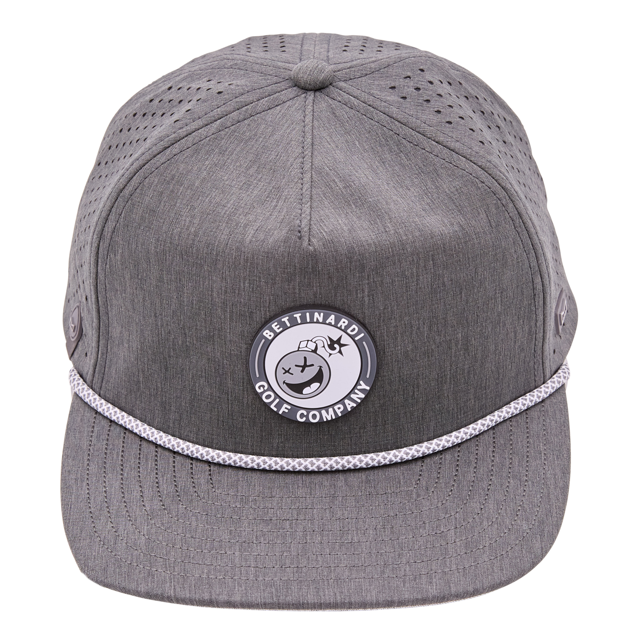 Melin Coronado Brick Hydro Hat with Poison Bomb Design (Gray) - Limited Edition