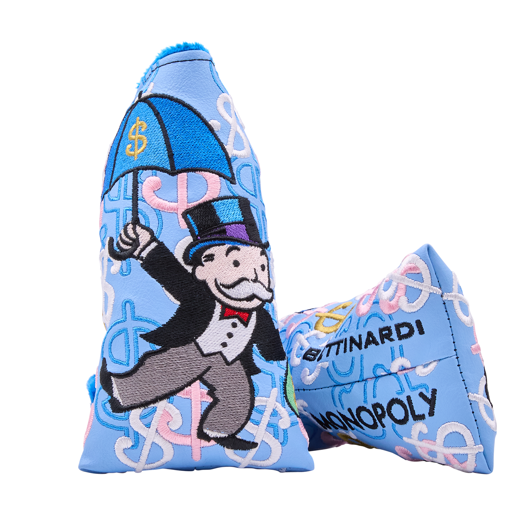 Bettinardi x Monopoly's Raining Money Mr. Monopoly Blade Putter Headcover - A Must - Have!