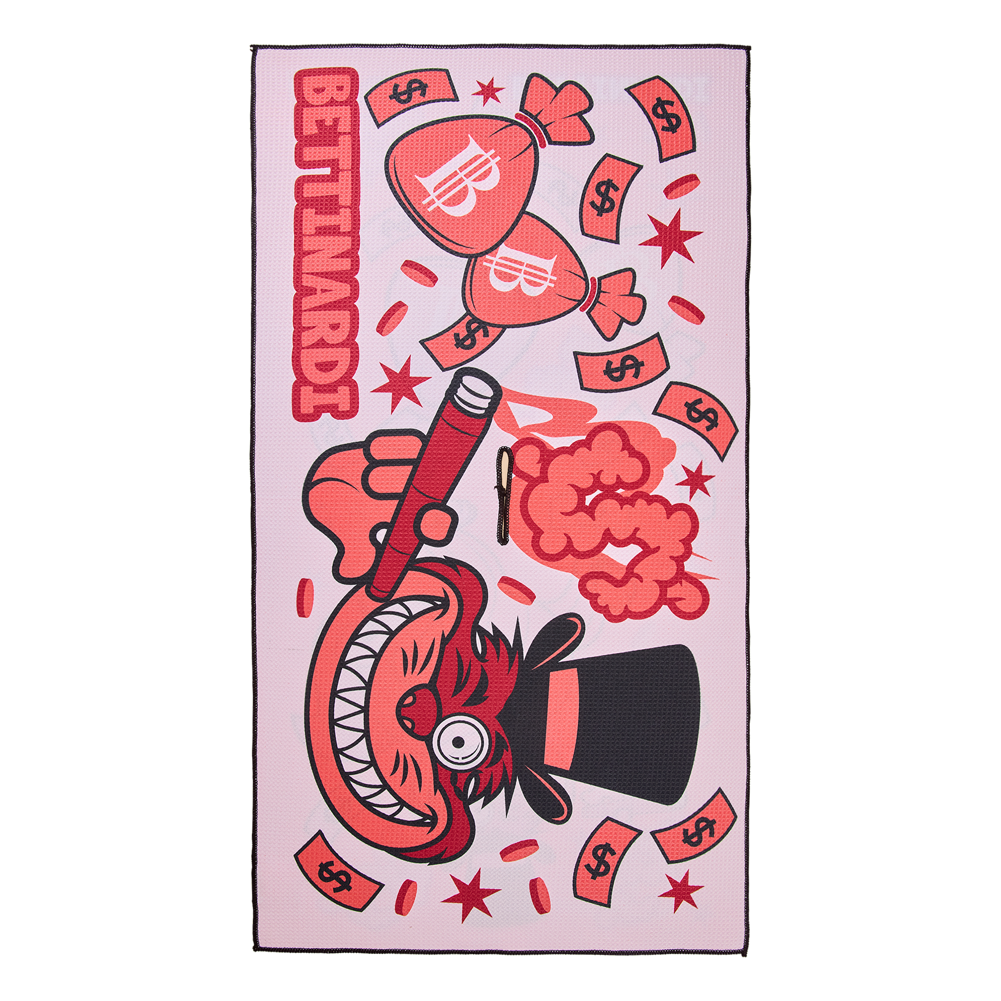 Gangster Cat Money Bag Luxury Players Towel