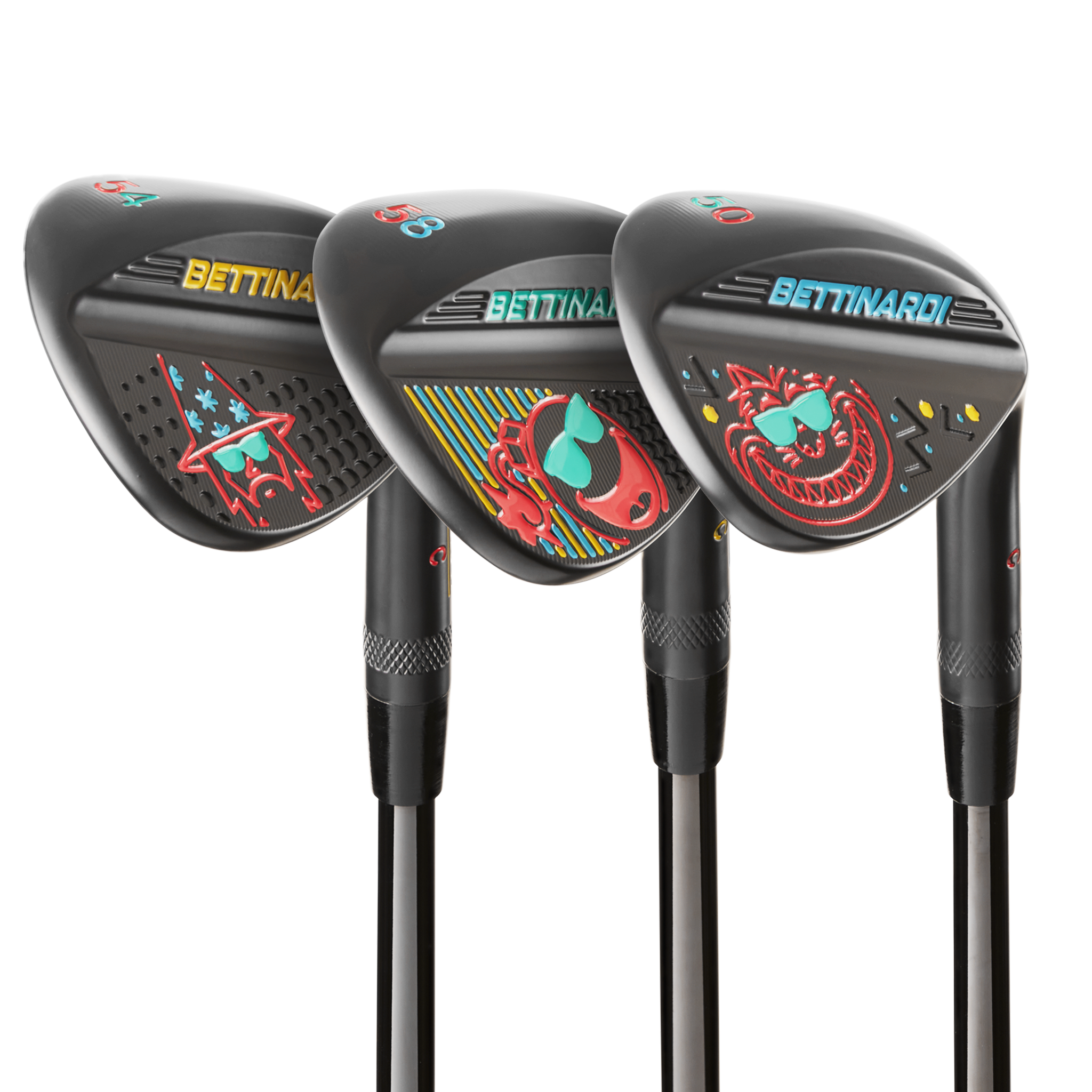 Bettinardi x NERF Stunning Black PVD Wedge Set (50°, 54°, and 58°) - Don't Miss Out!