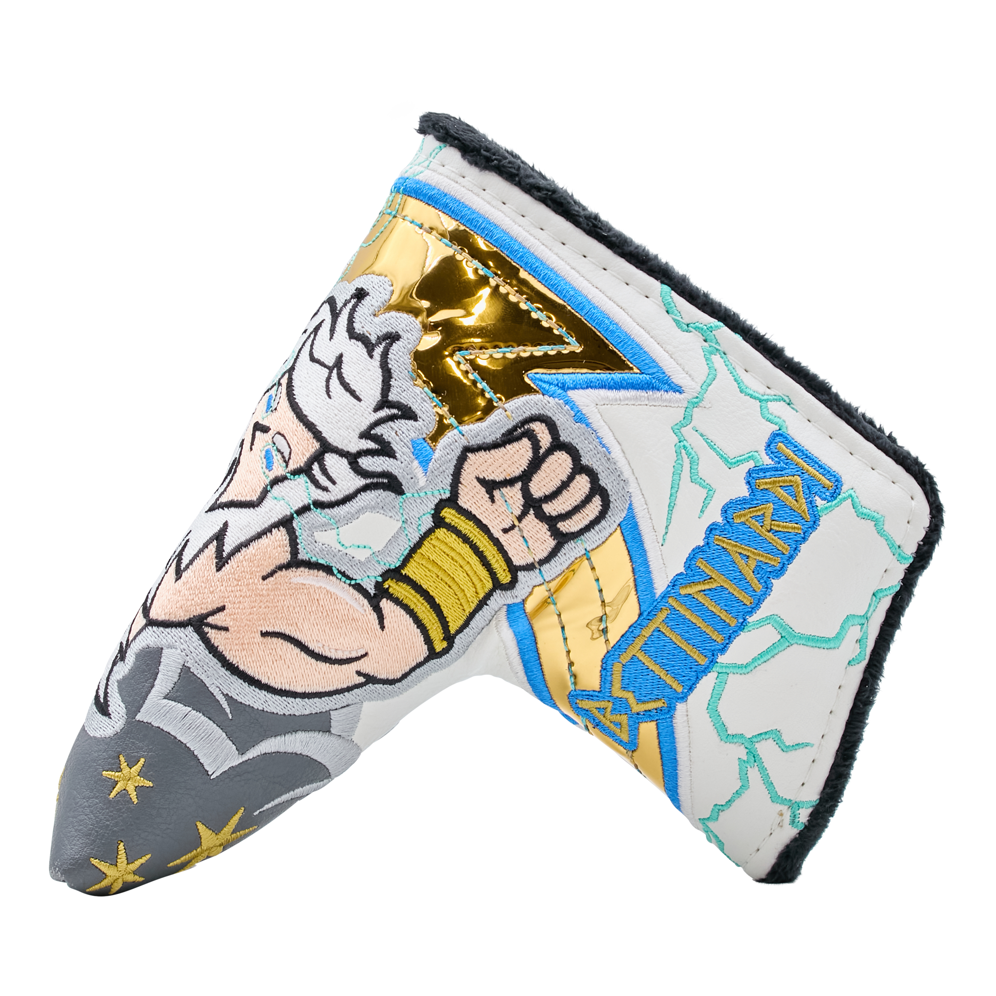 Mighty Zeus Wrath Blade Putter Headcover - A Striking Golf Essential