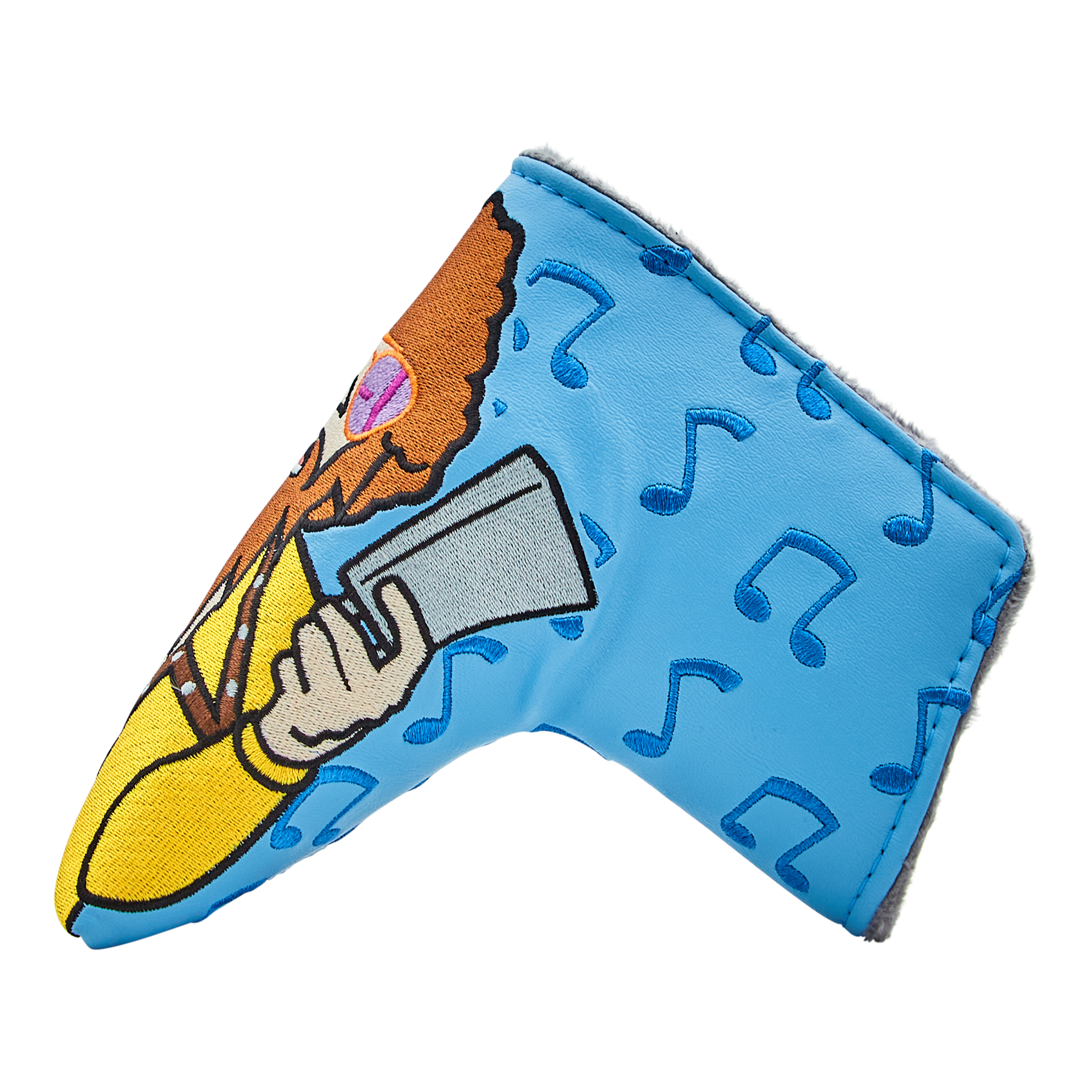 Oyster Blue Cowbell Blade Putter Headcover - Exclusive Design