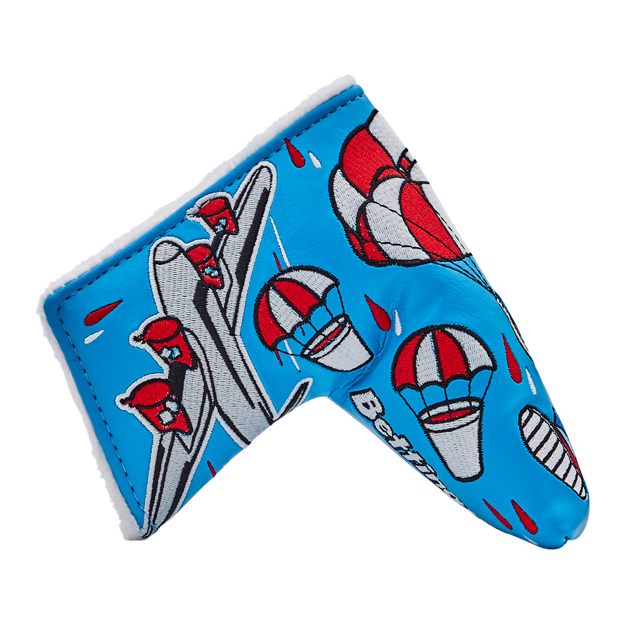 Airstrike Betti Boy Blue Razz Premium Leather Golf Headcover