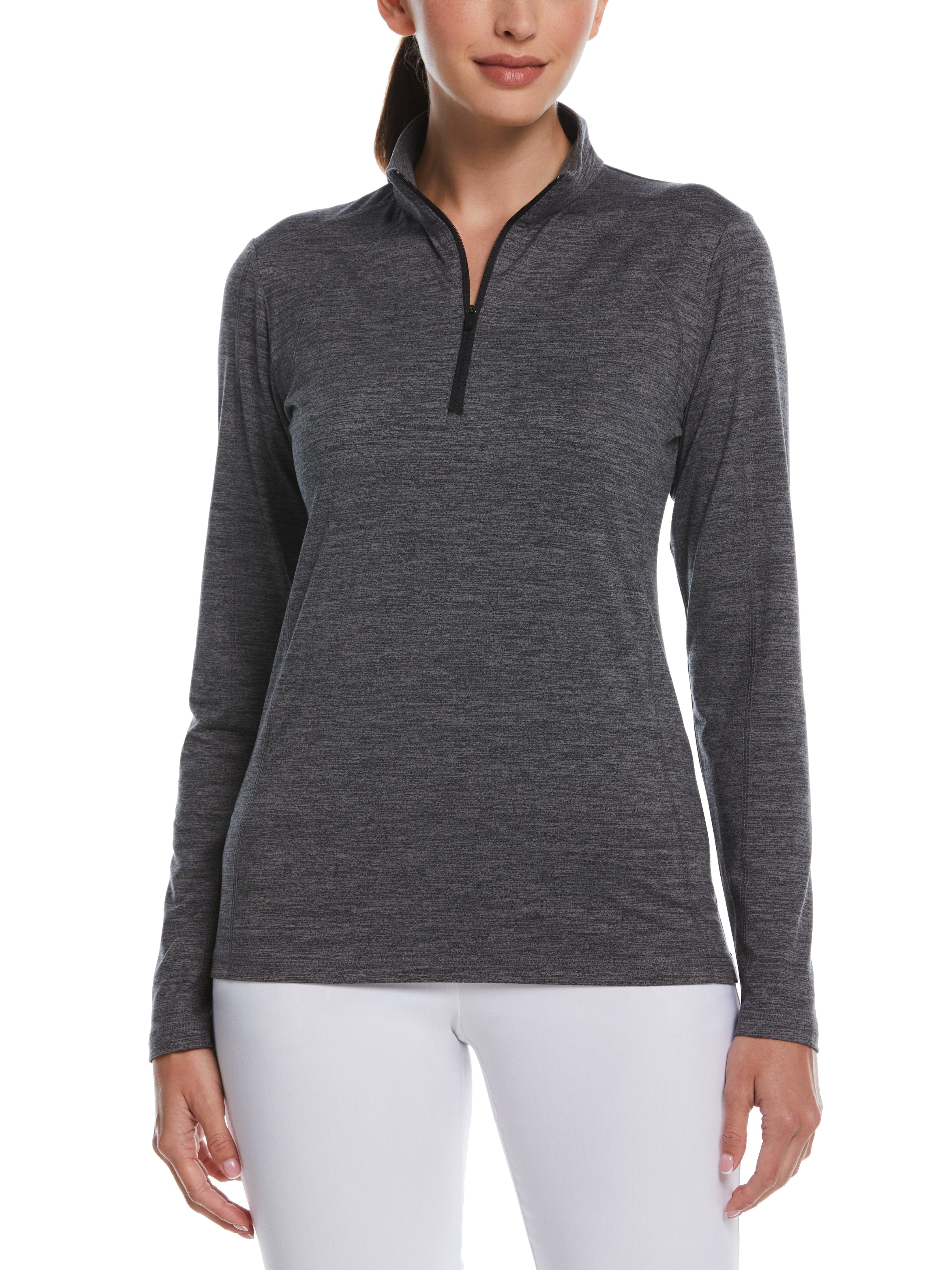 Callaway Women's Cozy 1/4 Zip Golf Pullover with Sun Protection